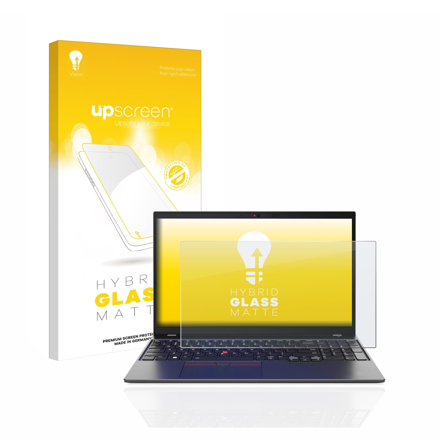 upscreen Pellicola Vetro per Lenovo ThinkPad L15 Gen 4