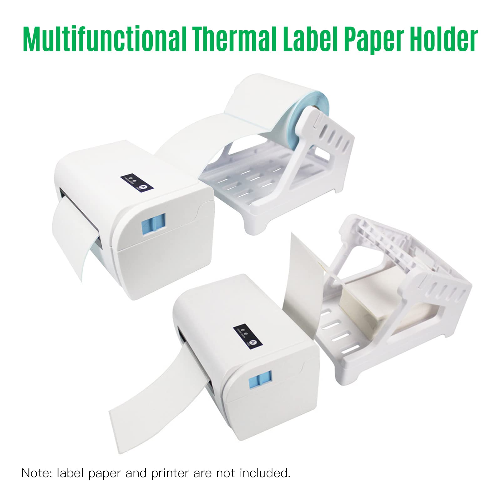 Okeeyseda Porte-Étiquettes Porte-Étiquettes Thermiques Pour Rouleaux Et Supports D'Étiquettes D'Expédition Pliables Fournitures De Remplacement Pour Imprimante De Bureau A