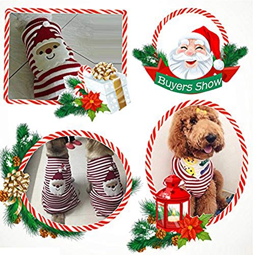 Bobibi Cat Sweater Christmas Santa Claus Pet Cat Winter Knitwear Warm Clothes¡­ #TOP2