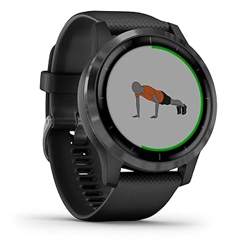 GARMIN Vivoactive 4 GPSスマートウォッチ Garmin vivoactive 4 GPS Wi-Fi Czarny/Slate WW (Odnowiony