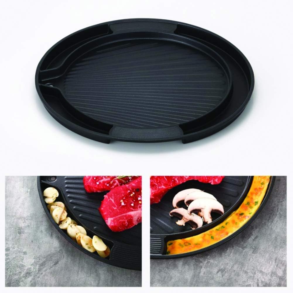 KF Cooking IH Induction Egg Steamed Grilled Plate Multi Purpose Meat Roasting