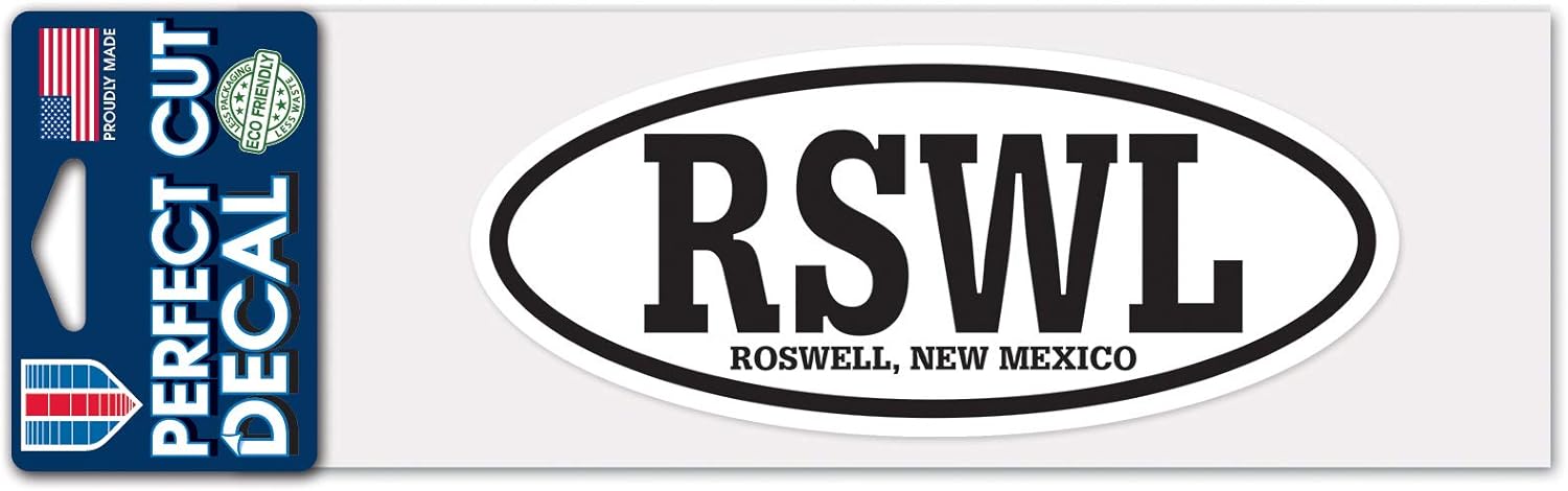 Destination New Mexico ROSWELL City/ New Mexico ROSWELL Perfect Cut DecalsCity/ New Mexico ROSWELL Perfect Cut Decals, Multi, NA
