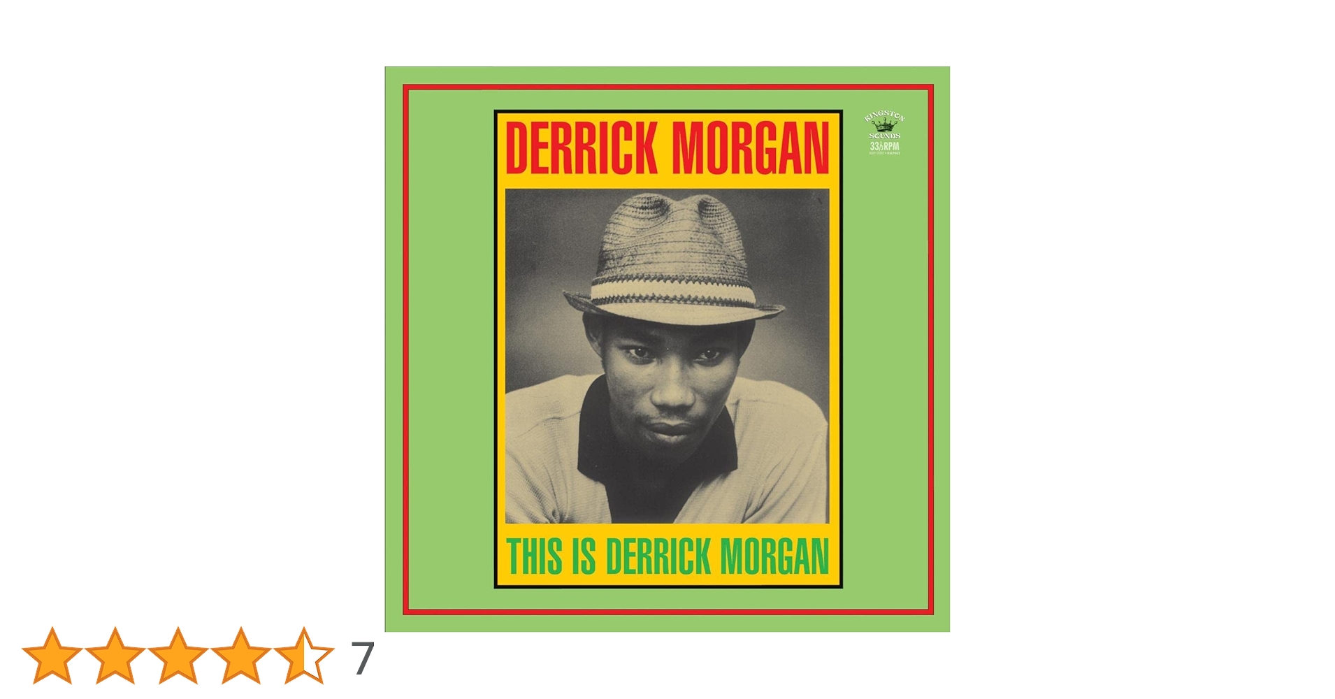 This is Derrick Morgan: Amazon.co.uk: CDs & Vinyl
