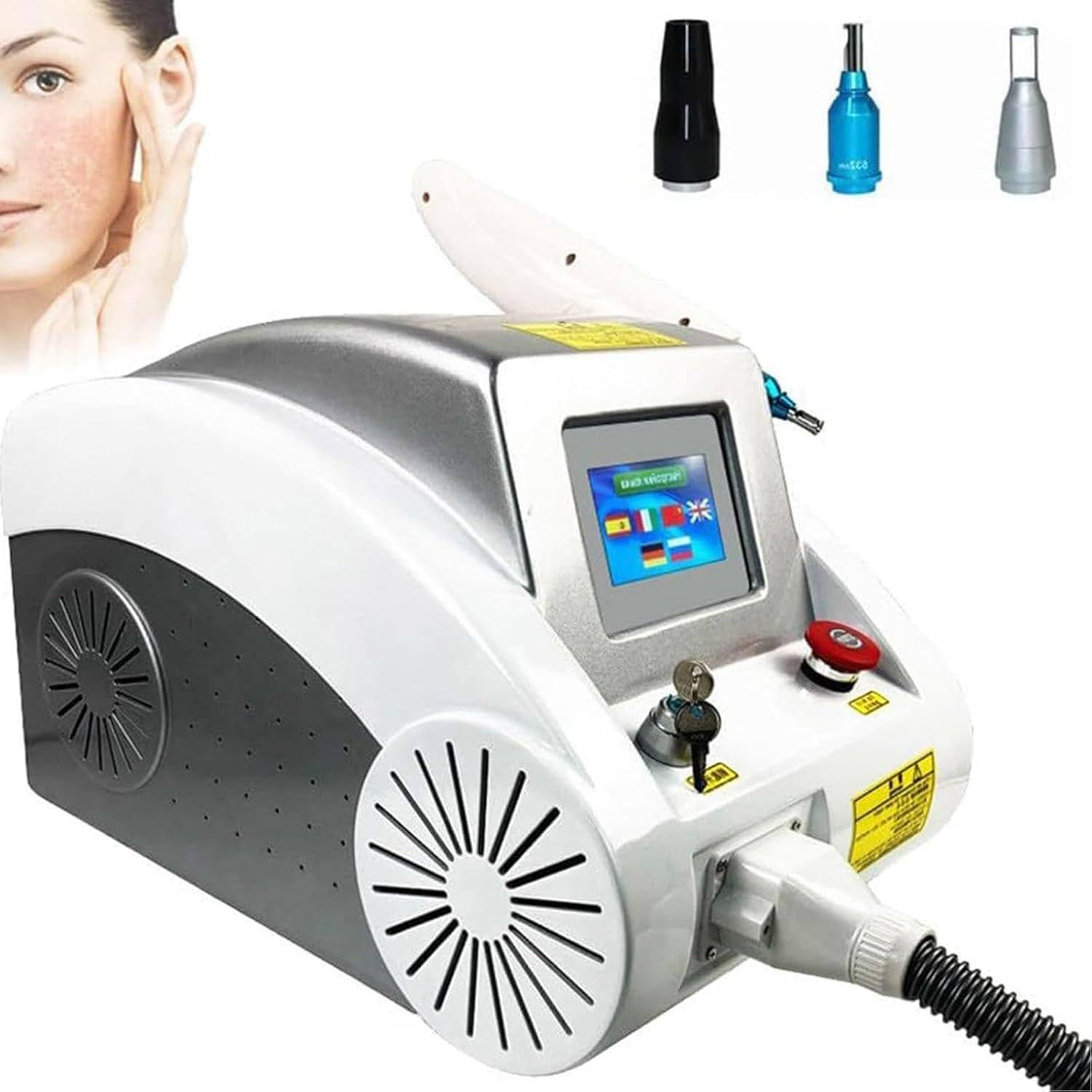 LSHFYV Picosecond Tattoo Removal Machine, Laser Tattoo Removal Machine, Laser Tattoo Removal Laser Machine Tattoo Removal Device Eyebrow Tattoo Lip Tattoo, Freckles, Old Marks