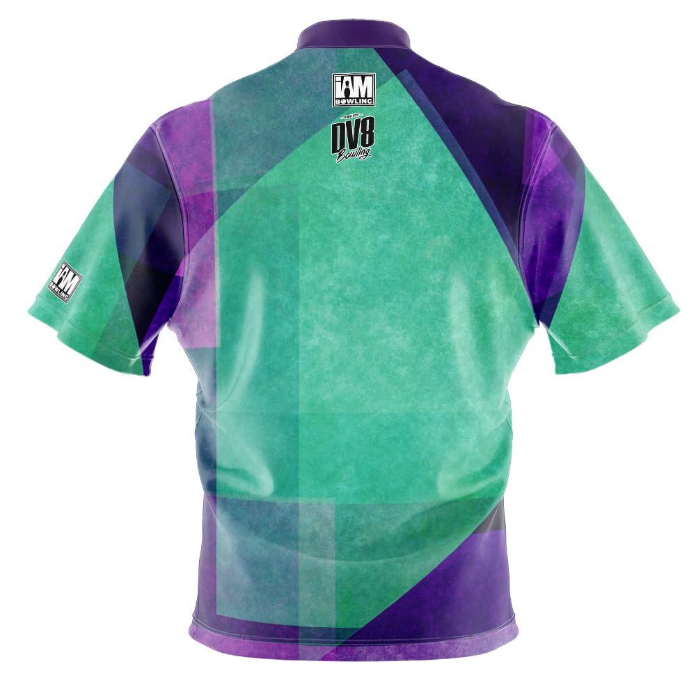 Logo Infusion Dye-Sublimated Bowling Jersey (Sash Collar) - I AM Bowling Fun Design 2004-DV8 - DV8 (Men's XL) Multicolored