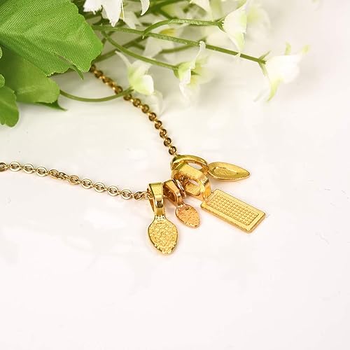 Miniatura 4 de OBSEDE 120 piezas de pegamento en fianzas para hacer joyas, colgante, collar, aretes, abalorio, cuchara, ovalado, rectangular, corazón, forma de