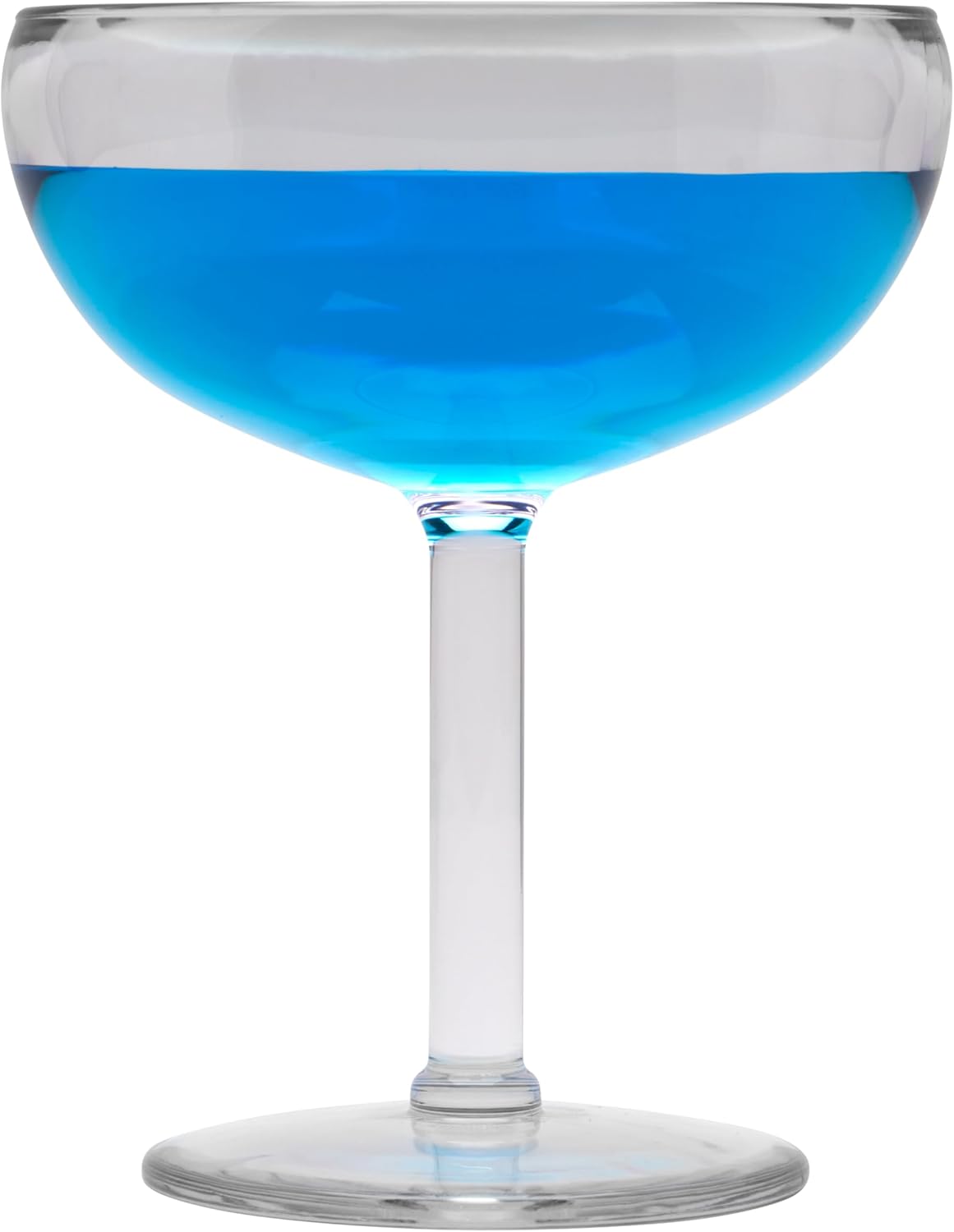 G.E.T. SW-1403-1-SAN-CL Heavy-Duty Shatterproof Plastic Margarita Glasses, BPA Free, 12 Ounce (Set of 12)