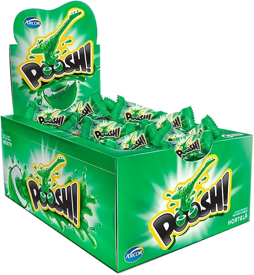 Chicle Poosh Hortelã 200g