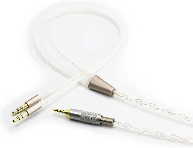 Ablet HiFi Cable with 2.5mm Trrs Balanced Male to Dual 3.5mm male Compatible with Beyerdynamic T1 2nd, T5p Second Generation Headphones & Compatible Astell&Kern AK240 AK380 onkyo DP-X1 FIIO
