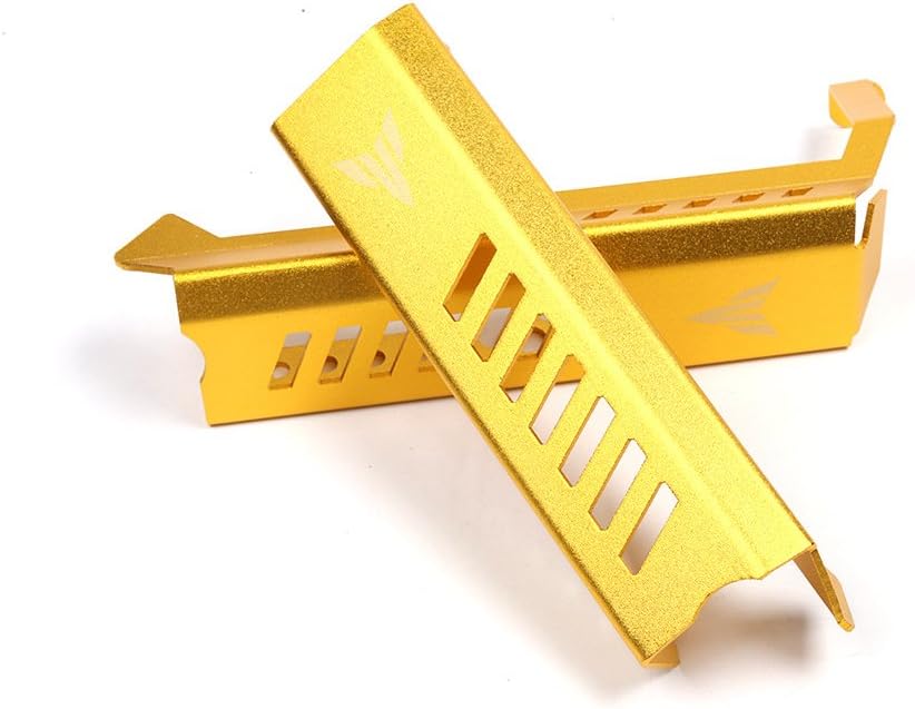 Motorcycle Accessories Radiator Grille Side Cover Grill Protector Guard for Yamaha MT09 MT 09 FZ09 FZ 09 2013 2014 2015 2016 2017 (Gold)