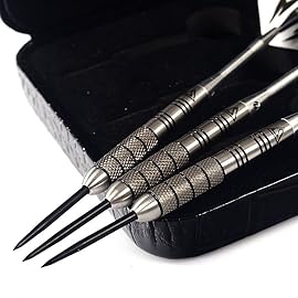 CUESOUL 25g Tungsten Steel Tip Darts Set 95% Tungsten with Luxury Dart Case