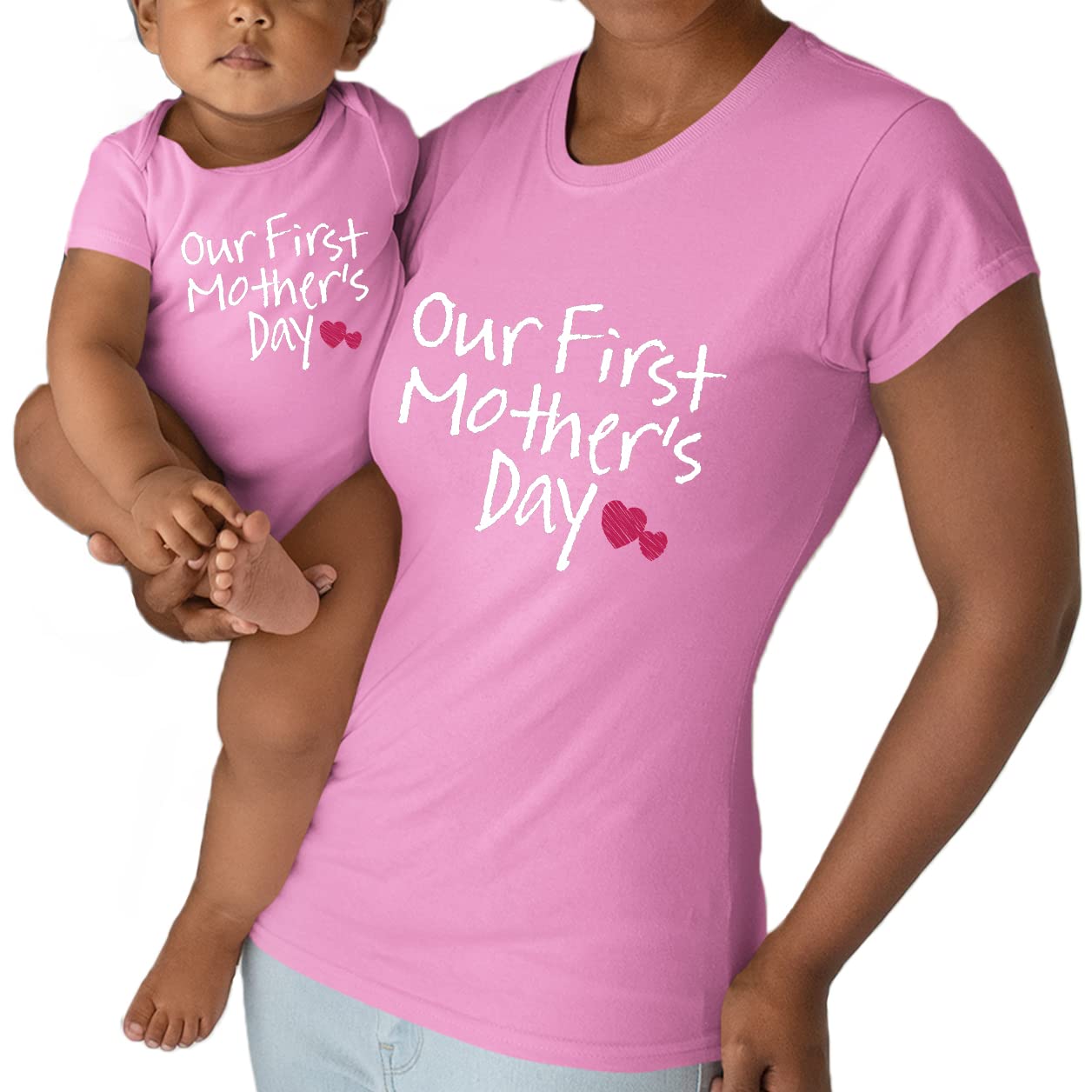 Our First Mothers Day Matching Outfit Baby Gifts for New mom Shirt for Daughter