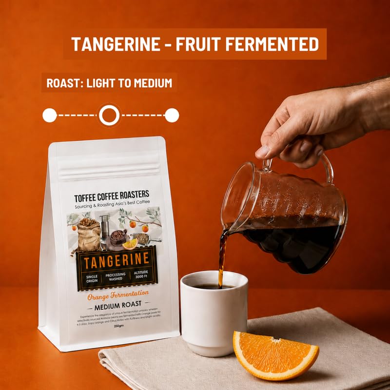 Image of Toffee Coffee Roasters | Whiskey Barrel Aged, Medium Dark Roast, 500 g | Grind: Whole Beans, Barrel Aged, 100% Arabica | Speciality Coffee | Freshly Roasted
