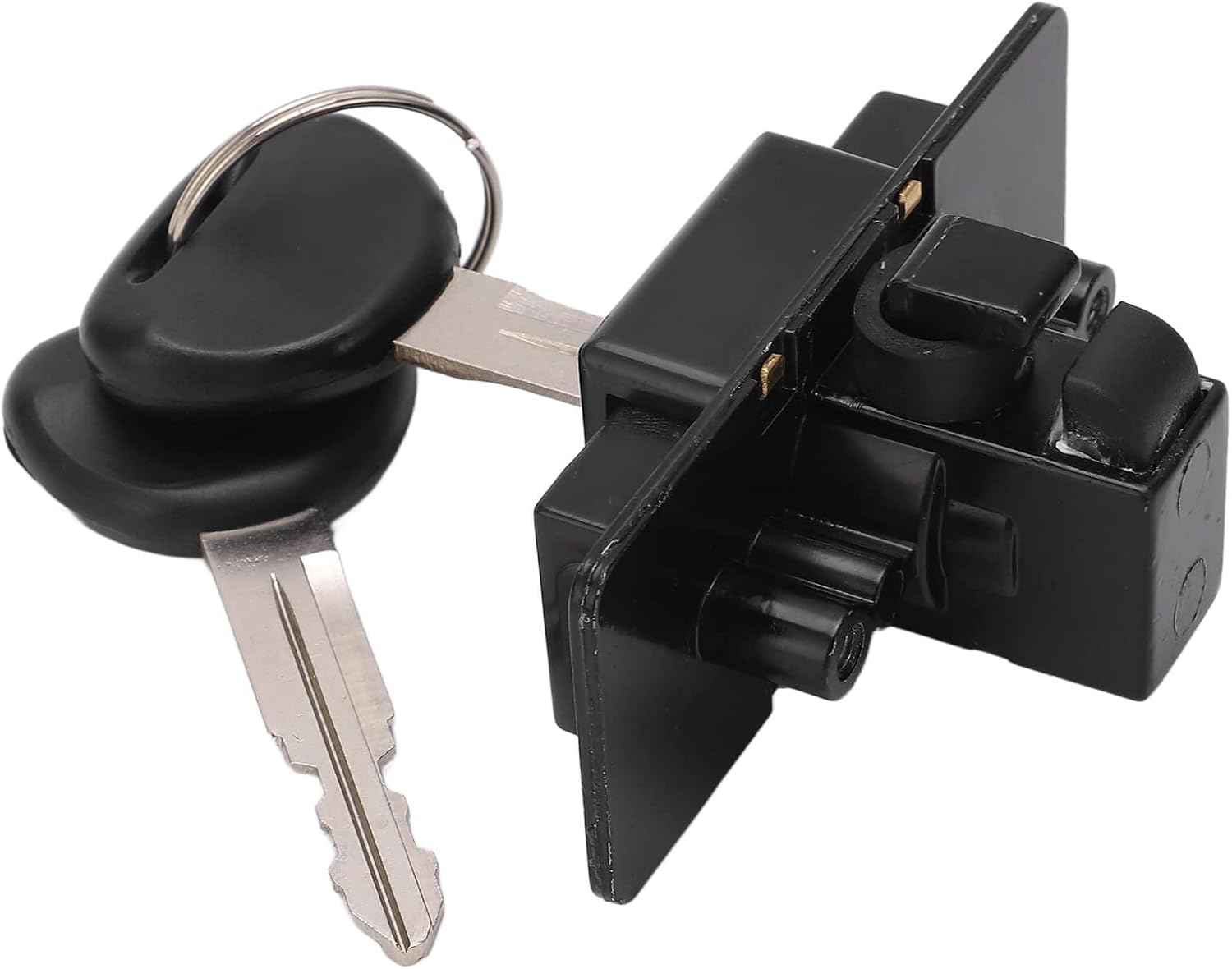 EVGATSAUTO Glove Box Lock Cylinder Assembly for Montero 1992–2000, Instrument Panel Toolbox Lock Replacement with 2 Keys, MB846665 Compatible