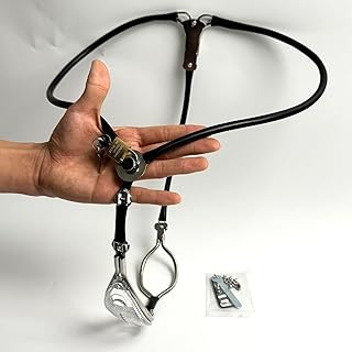 Female Chastity Belt Stainless Steel Transparent Visual Invisible Underwear Belt Lockable Pants with Defecation