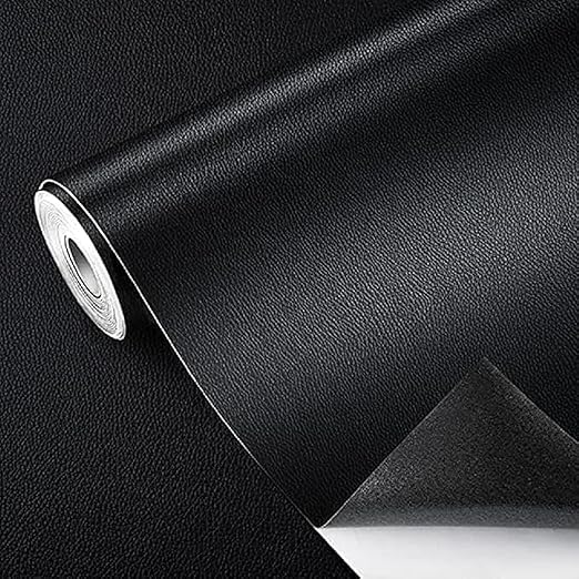 HENSI Black Self-Adhesive Leather Repair Patch 30 x 60cm | Waterproof & Anti-Scratch Leather Repair Tape for Sofa, Couch, Car Seat, Furniture, Handbag, Jacket & DIY Upholstery Repair | Faux Leather Finish, Peel and Stick, Furniture Refurbish, Waterproof Surface, Easy to Apply-image-4