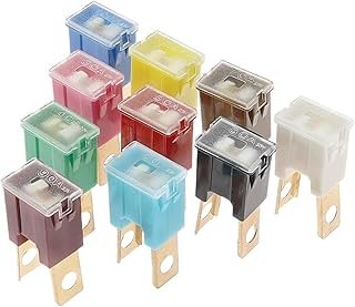 10 Pieces car car Truck Truck Square Fuse Long Leg Male Fuse 32V 20A 30A 40A 50A 60A 70A 80A 90A 100A 120A (Color : 120A)