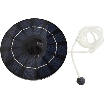 Feegow Solar Teichbel fter 25 W Solar Teich Luftpumpe Bel fter Sauerstoffpumpe f r Outdoor Fischteiche Solar Sauerstoff f r Teich Angeln Bel fter f r Fische