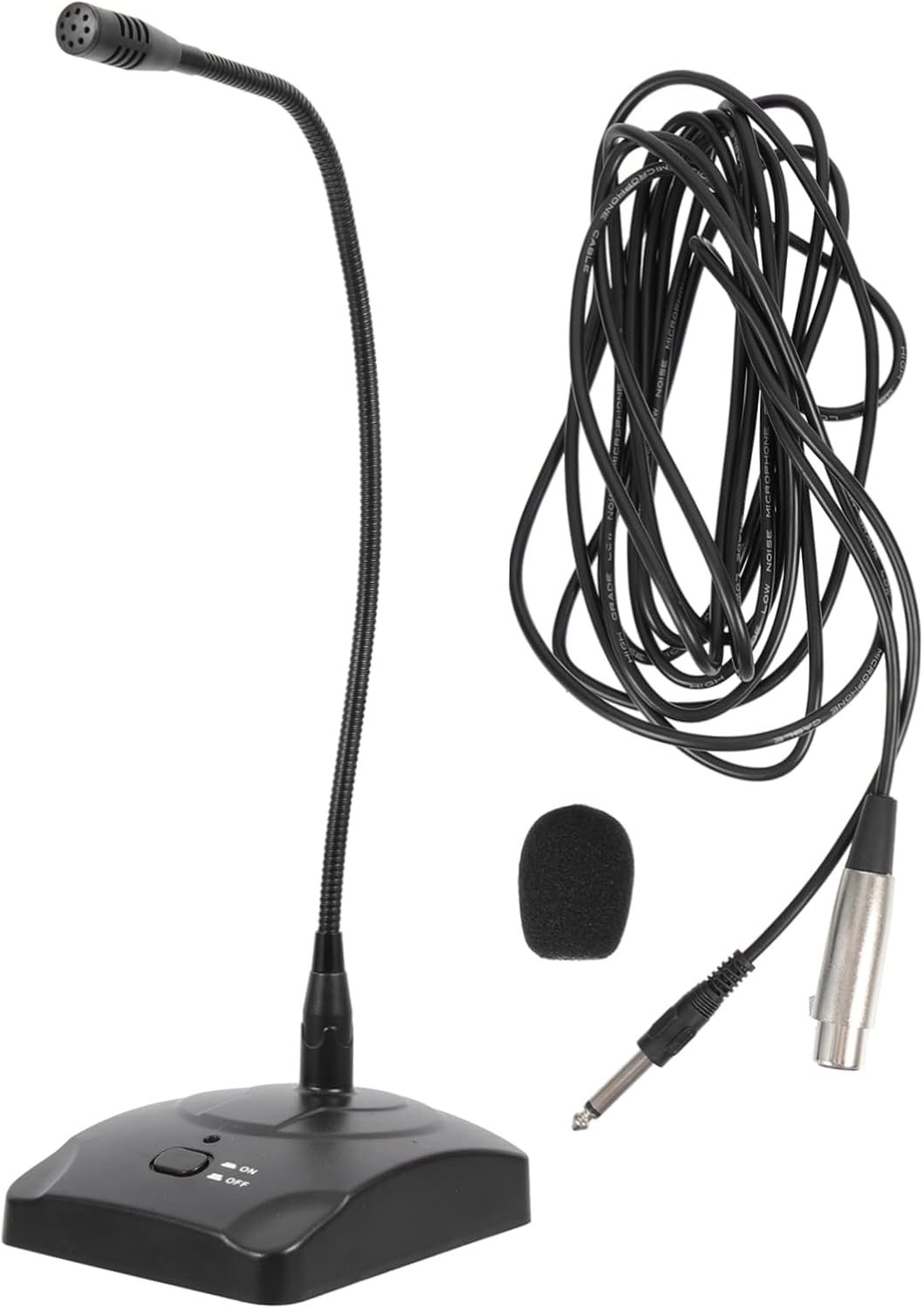 Wired Gooseneck Microphone High Sensitivity Condenser for Computer Pc Gaming Desktop