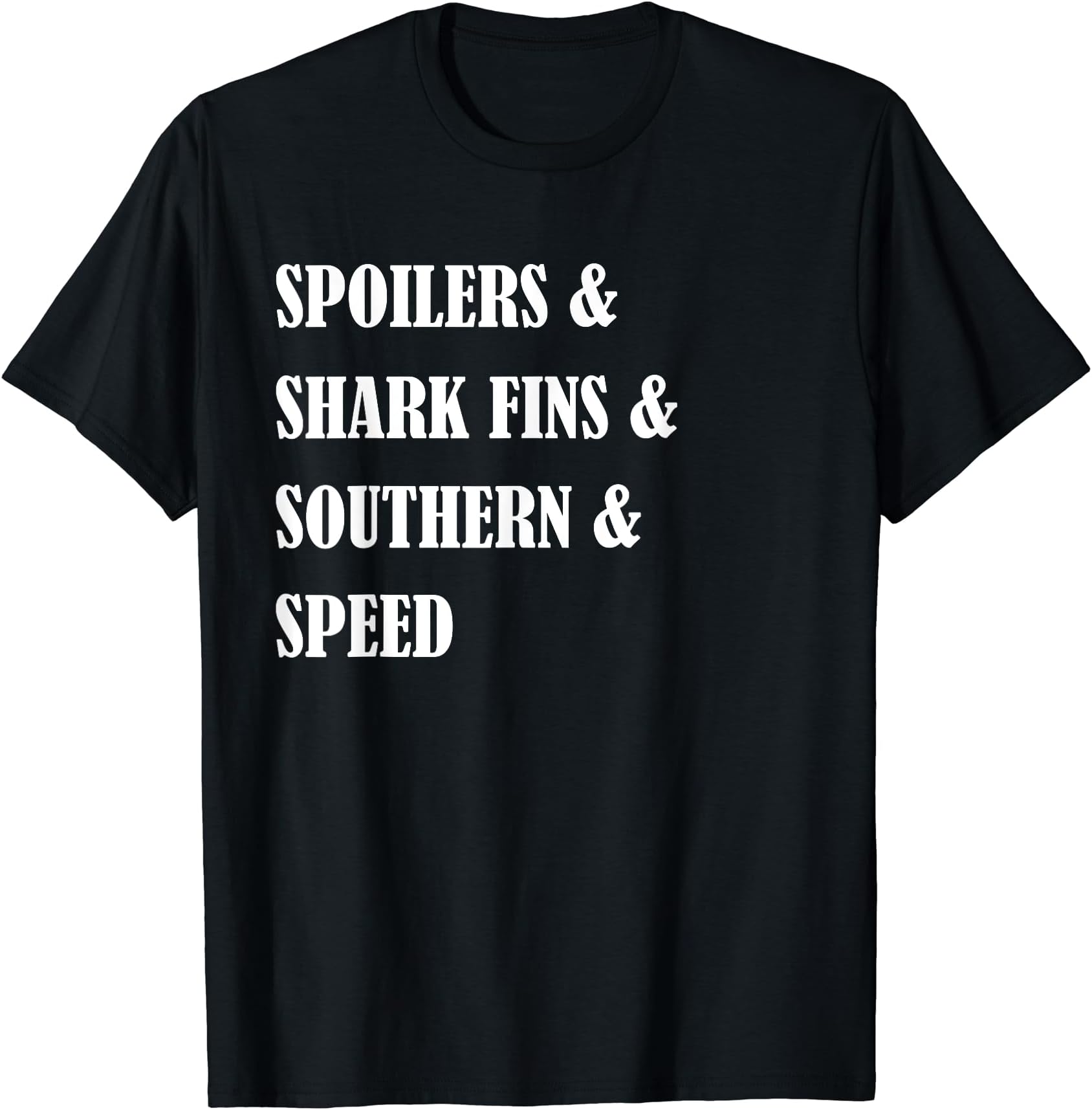 !RALUPOPStock Racing Car Racing | SPOILERS SHARK FINS SOUTHERN SPPED T-Shirt