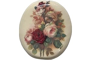 Ceramic Smoke Stone - Hand Rolled Unfiltered Cigarette Holder with Enchanting Red...