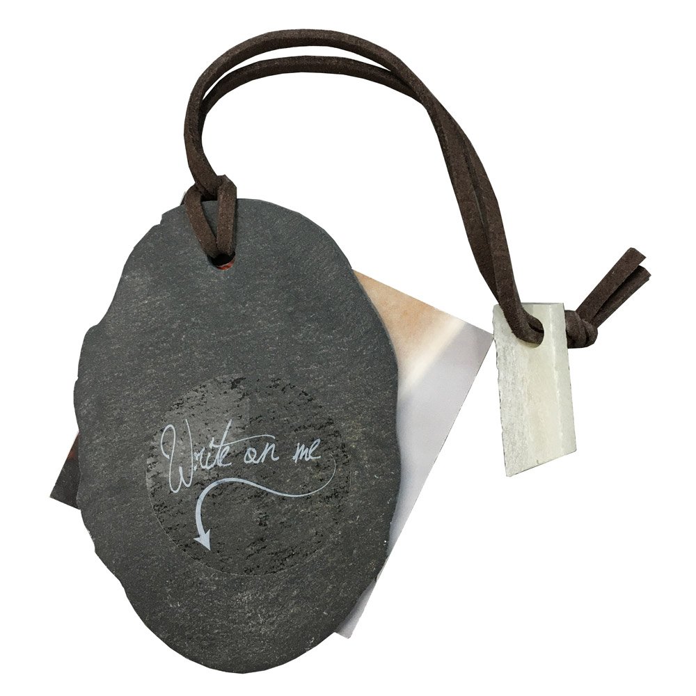 SparqWine Notes (S/1) -Oval, Slate, 0.1 x 0.1 x 0.1 cm