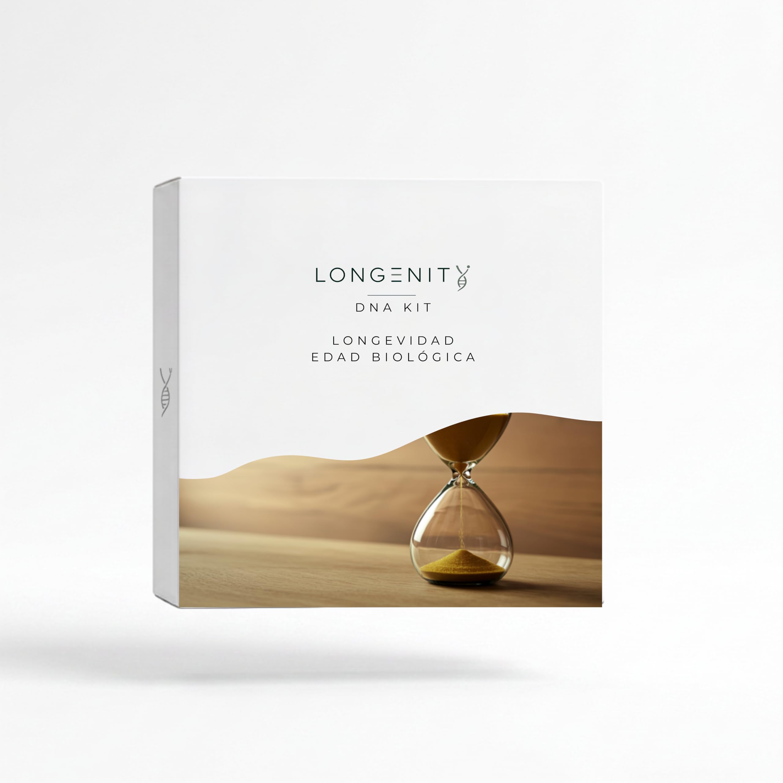 Test ADN Longevidad - Edad Biológica y Longitud de Telómeros en Casa | Análisis de Saliva + Informe Médico con Plan de Nutrición, Suplementos y Estilo de Vida