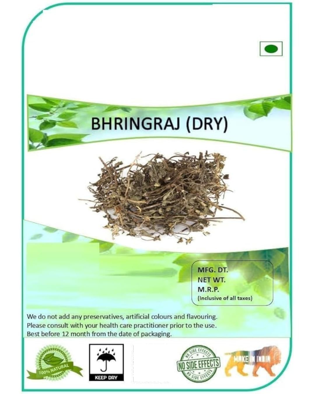 DS Bhringraj Leaves|Kesh Raj Dry Leaves (100GM)