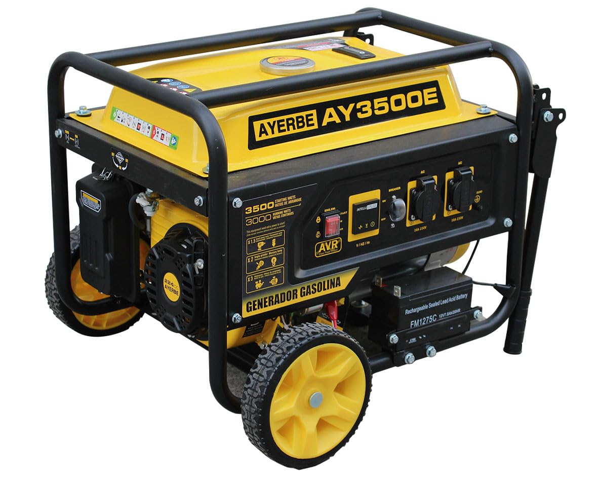 Benzin Generator 3500 W mit Kiotsu OHV Stage V Motor, Elektrostart und AVR Kupfer-Generator