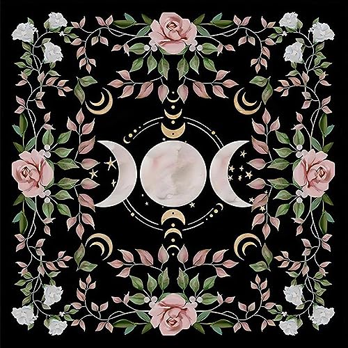 Whoasyst Mantel triple Taluo Card cuadrado para decoración de comedor, cocina, varios tamaños