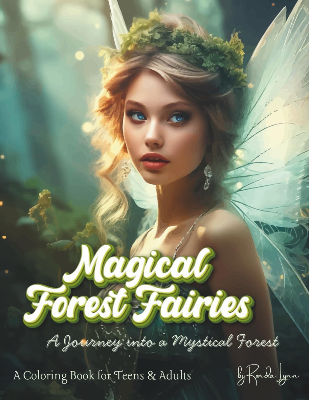 Magical Forest Fairies: A Journey into a Mystical Forest: A Coloring Book for Teens & Adults