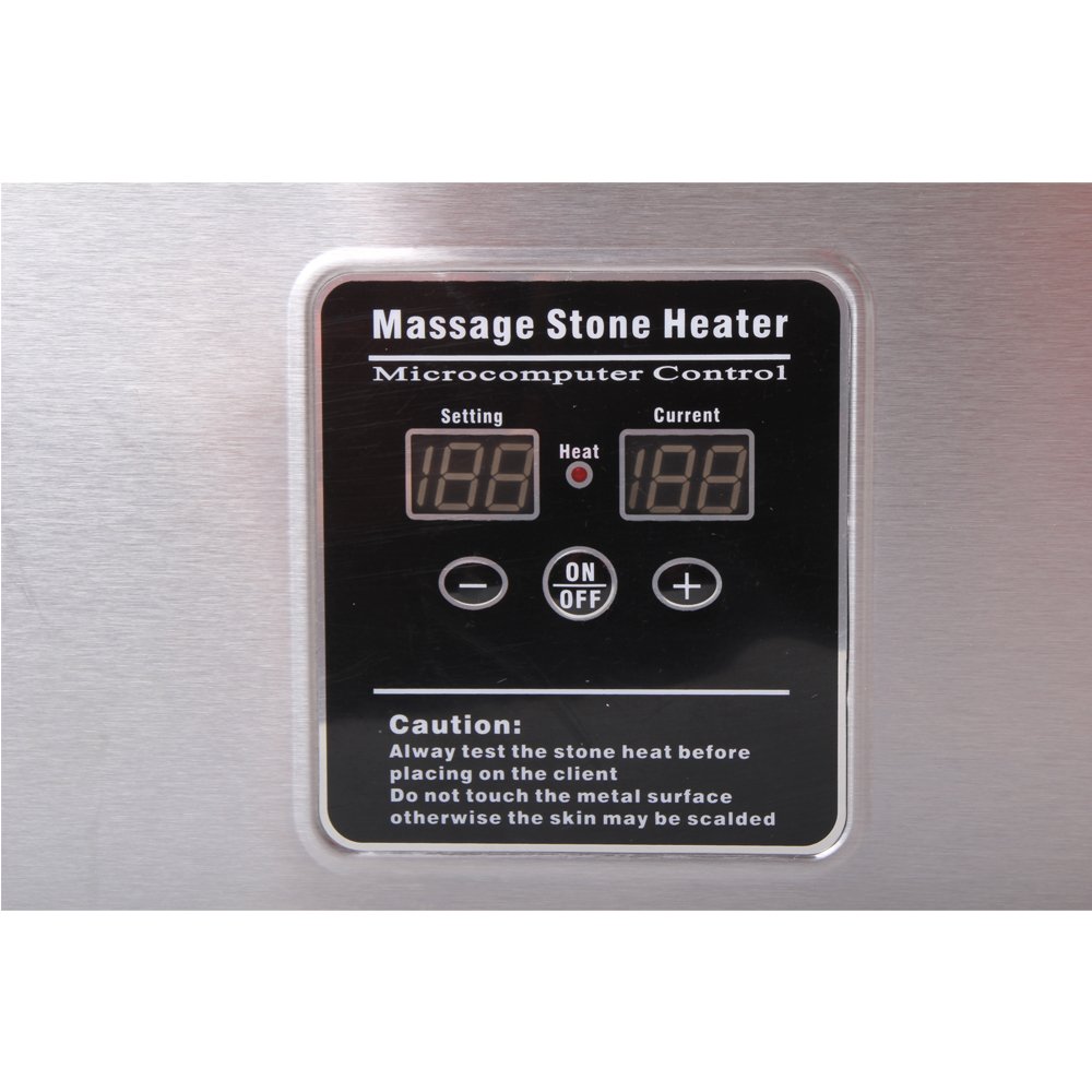 Hot Stone Massage Set 18L – Wärmegerät inkl. 64 Steine Komplettset