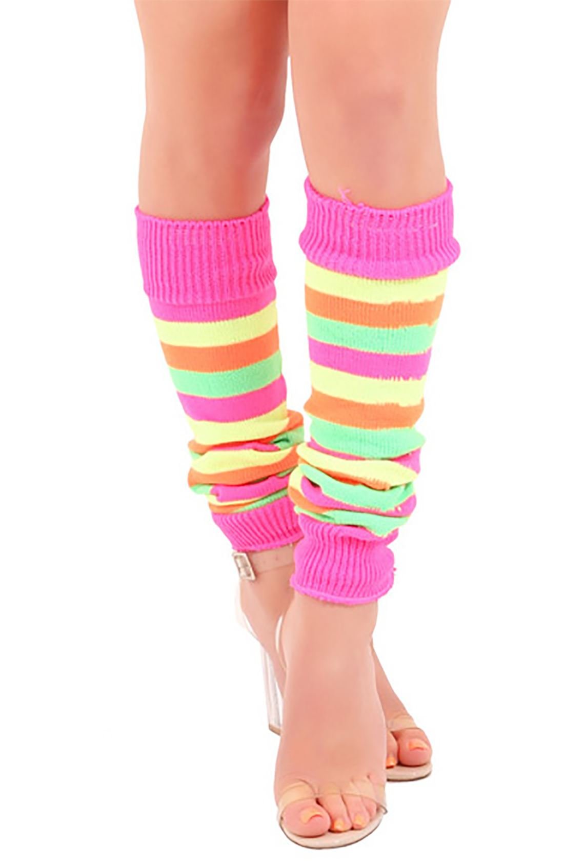 Jambières Femme Imprimé Rayures - Extensibles, Confortables, Pour Danse, Fête, Fitness