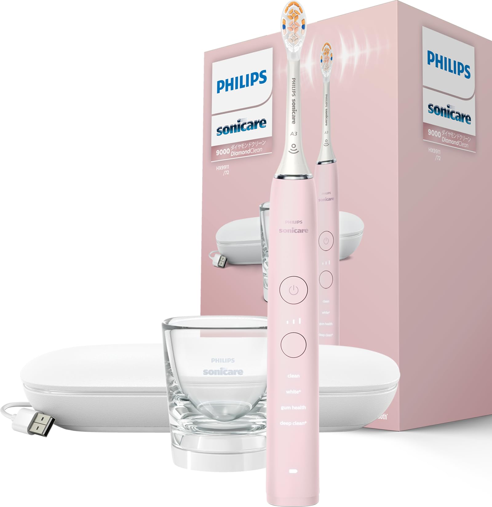 フィリップス ソニッケア― ダイヤモンドクリーン 9000 ピンク フィリップス ソニッケアー ダイヤモンドクリーン 9000 電動歯ブラシ