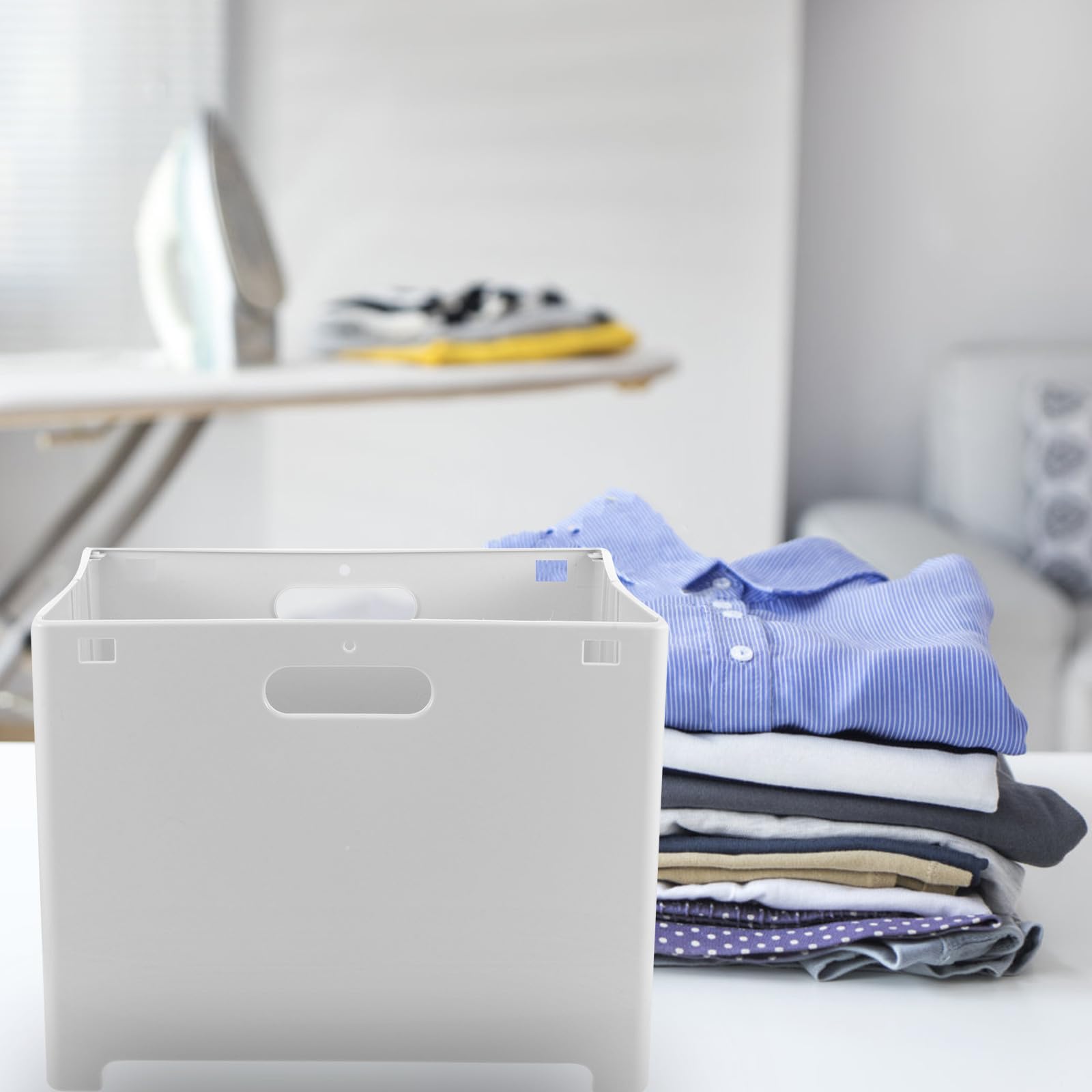Cesto Porta Biancheria Sporca Pieghevole da Parete in Pp Leggero Grande Capacità per Bagno e Dormitorio Stile Semplice e Casual Stili multipli