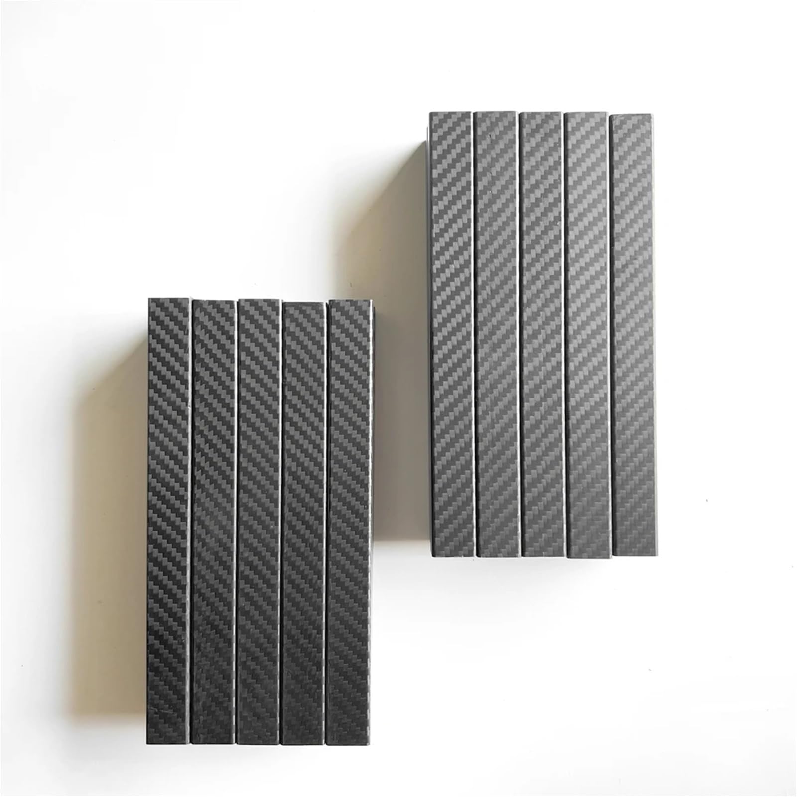 Kwadratowa rura 3K z pełnego włókna węglowego | Rurka kwadratowa o wielu rozmiarach do modeli RC: Części z włókna węglowego(22x22x20x500mm 1pcs)