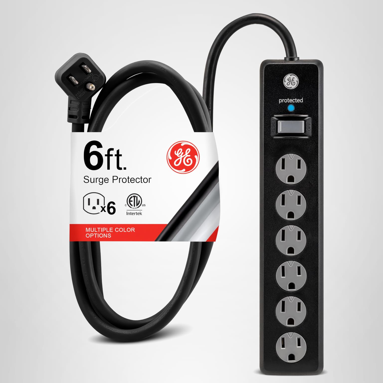 Amazon.com: GE Surge Protector Power Strip, 6 Ft Extension Cord, 6