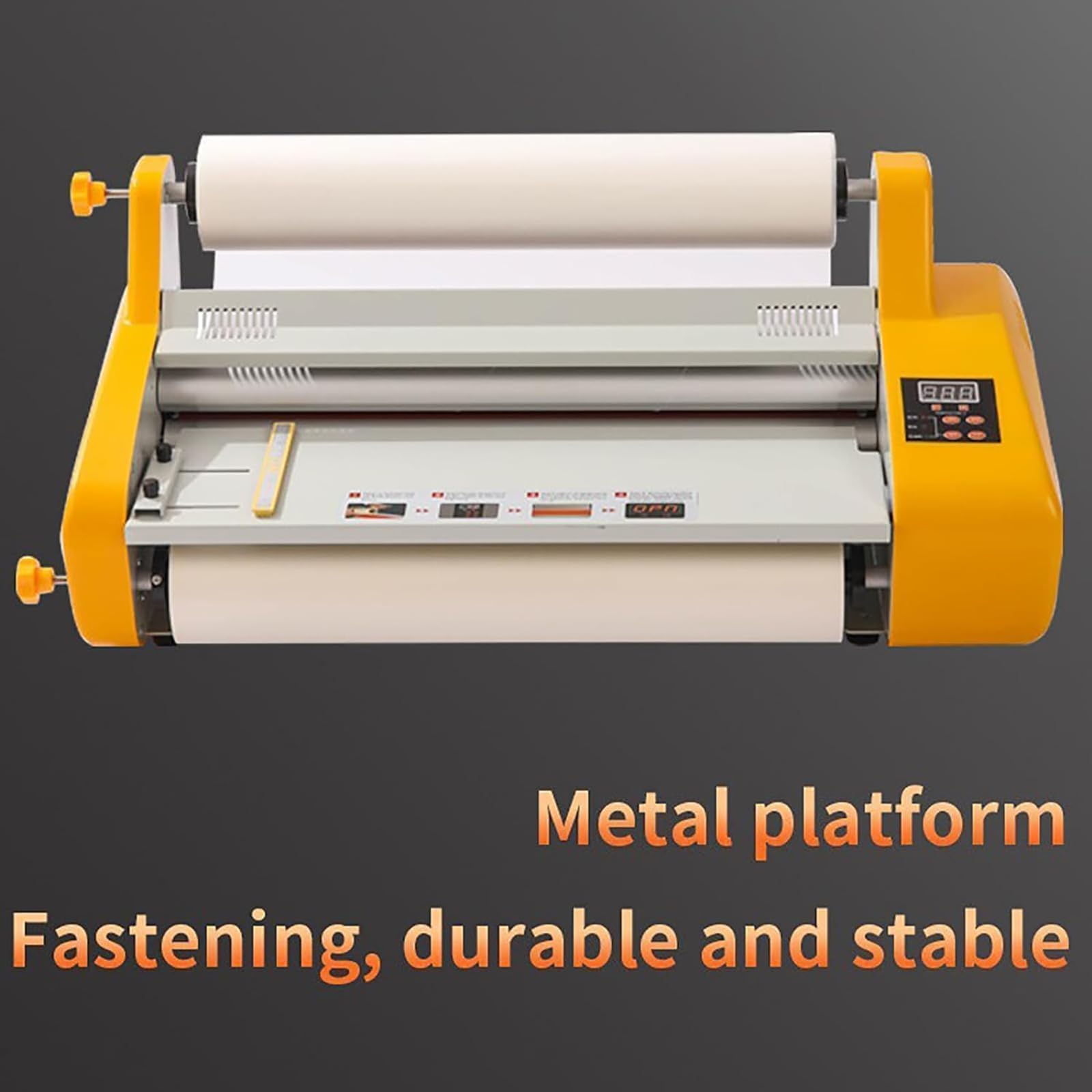 Ampia macchina del laminatore dell'entrata, 460mm per le foto & i documenti, laminazione calda & fredda, velocità 1.3m/min, preriscaldamento veloce