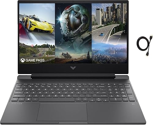 HP Victus 2023 - Laptop para juegos FHD IPS 144Hz de 15.6 pulgadas, AMD 6 núcleos Ryzen 5 7535HS, 16 GB DDR5 RAM, 1 TB PCIe SSD, NVIDIA GeForce RTX