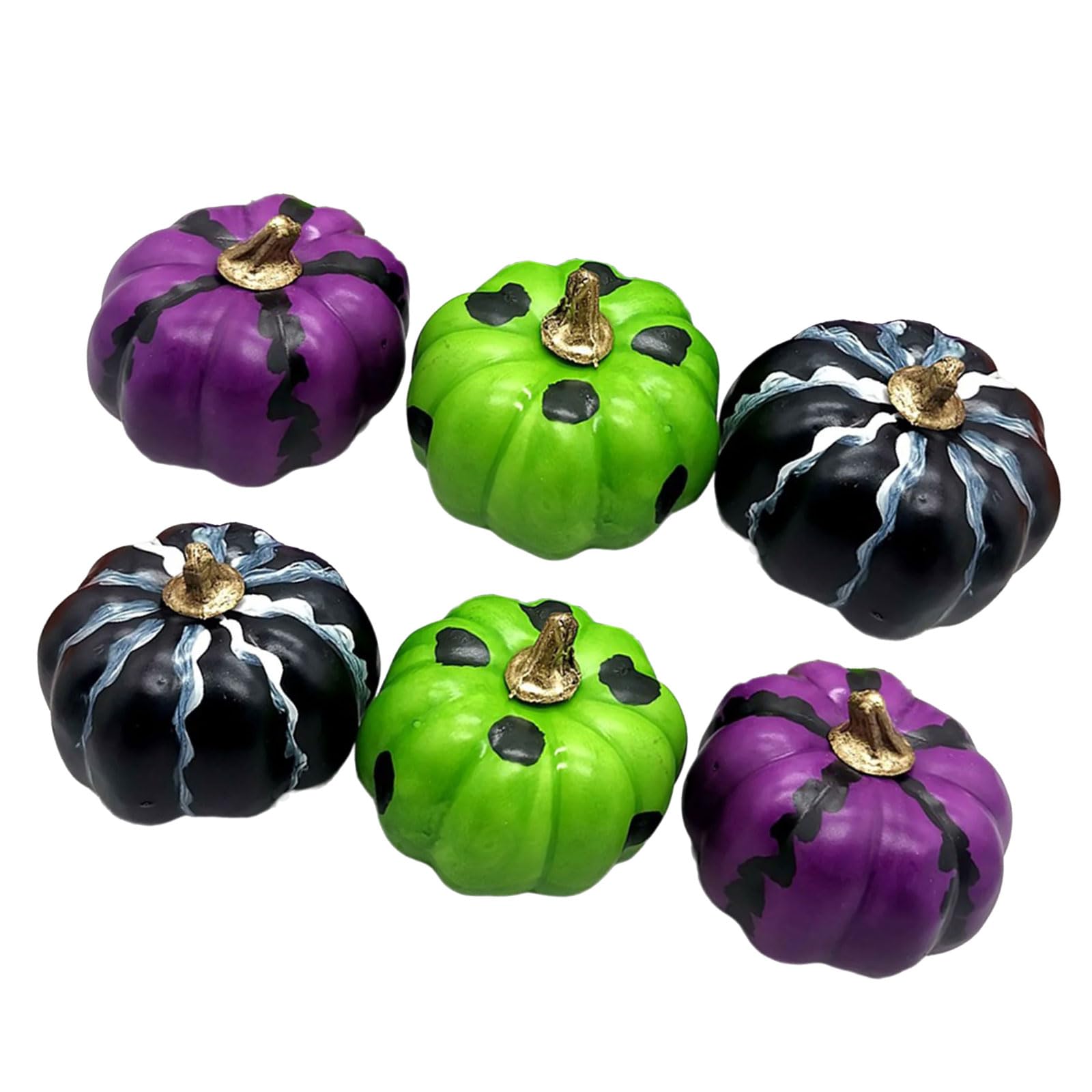 Nucelit Seasonal Pumpkin Centerpieces Halloween Celebration Pumpkins Collection Unique Desk Display for Stylish Decors Halloween Decorations