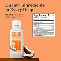 Vista 5 de Bulletproof Aceite MCT octane C8 de coco para cerebro, 16 onzas (paquete de 3), suplemento keto premium para energía sostenida, combustible cerebral