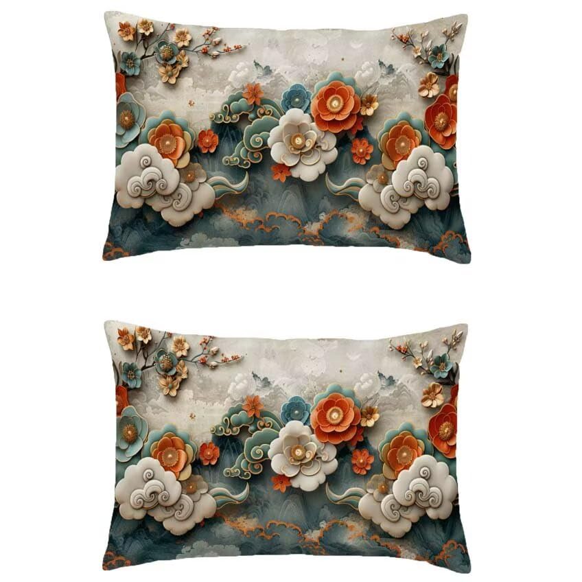 Decoration maison pillow case rectangulaire pour grand coussin de jardin