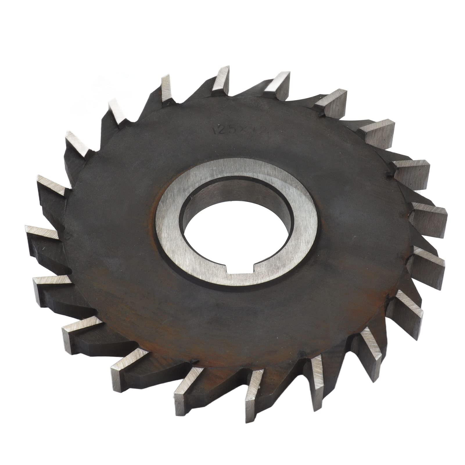 Juego de discos para cortadores de engranajes evolventes, fresa en forma de disco de HSS con diámetro interior de 32 mm, 125 x 12 mm para corte preciso de engranajes en trabajos de