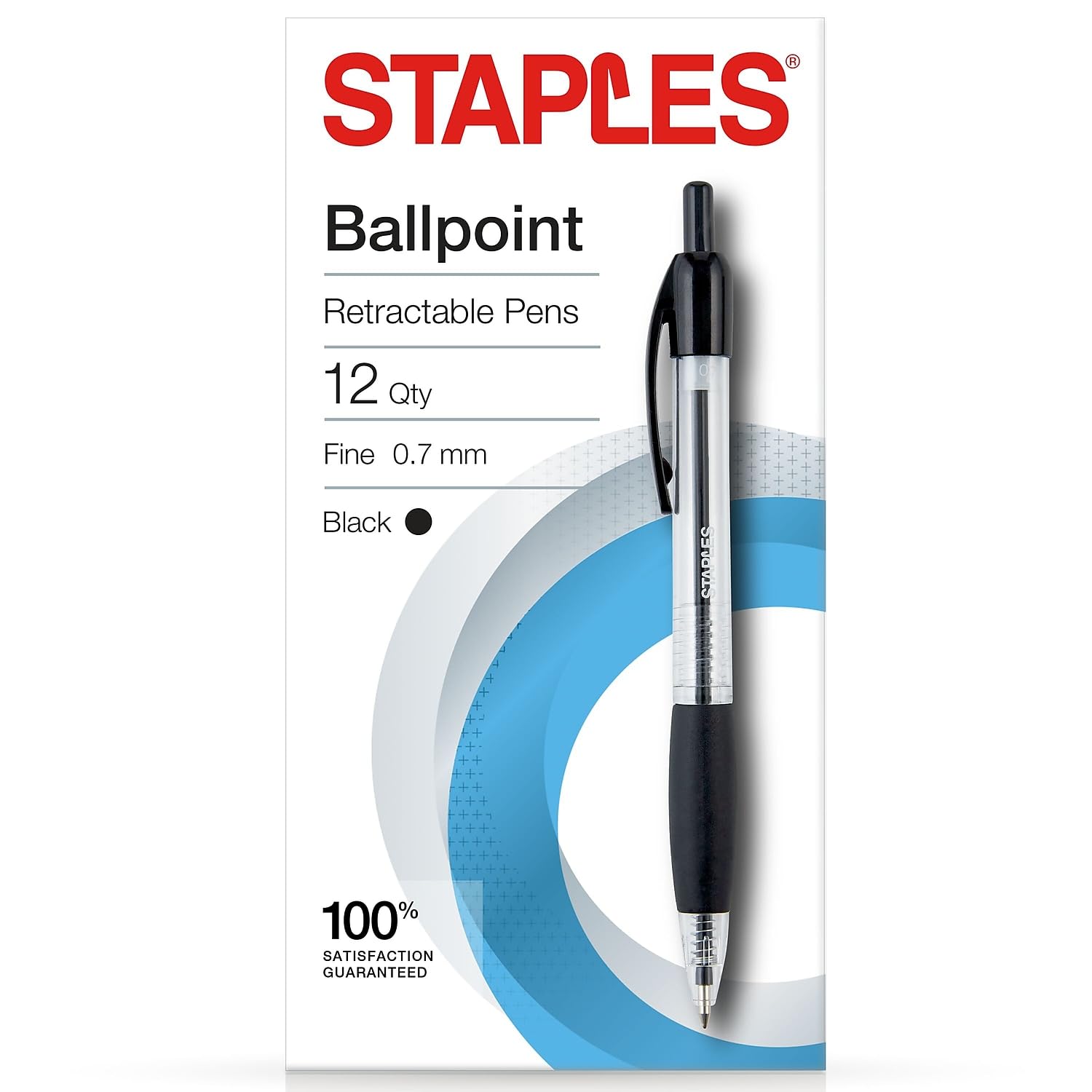 2498023 Ballpoint Pen .7Mm Black Dz