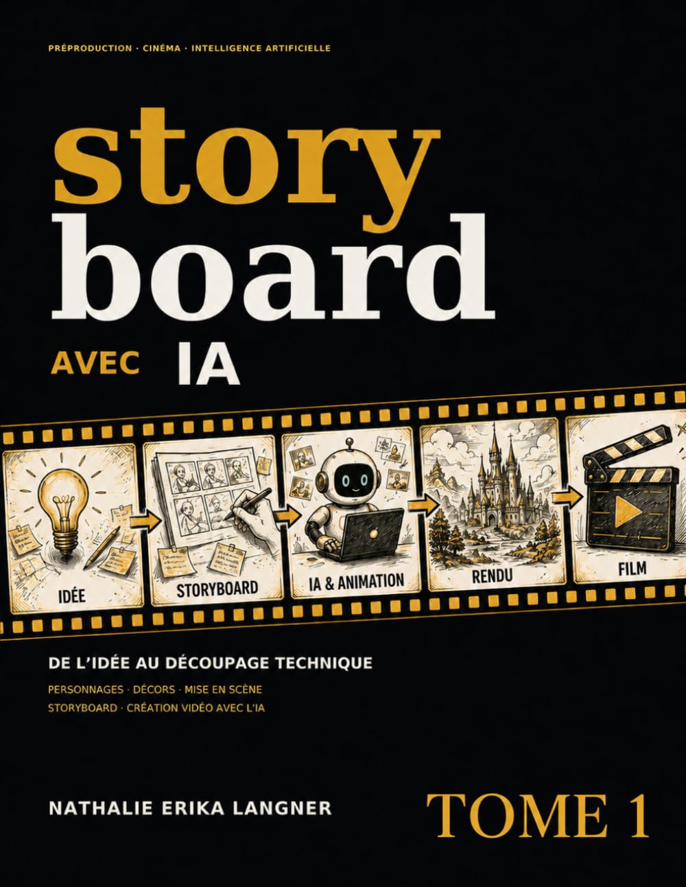 Storyboard avec IA - TOME 1: Fondamentaux et langage cinématographique