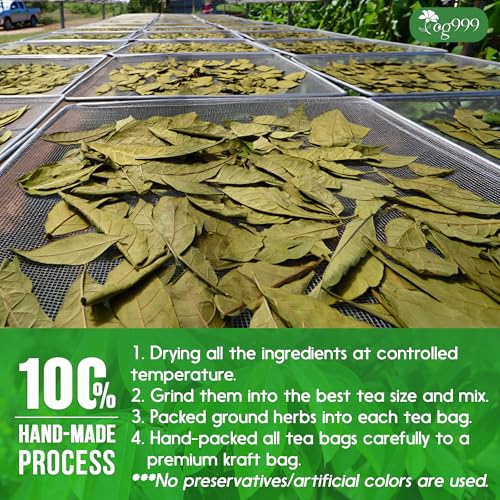 Image of TOG999, Premium Soursop Herbal Tea Bags | 60 Count | Loose Leaf Powder Blend with Soursop Leaves, Lemongrass, Ginger, Licorice Root & Orange Peel - Naturally Aromatic Herbal Tea. Vegan. Caffeine-Free (60 Bags Soursop Herbal Tea)