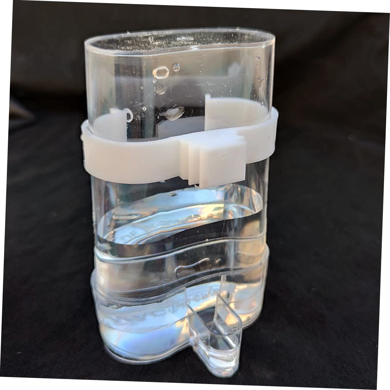 HEMOTON Alimentatore Automatico per Pappagalli in Plastica Blu da Interno ed Esterno, Mangiatoia 12 Pezzi per Uccelli Domestici