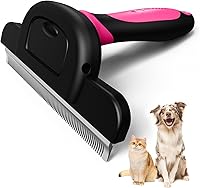 Vista 16 de MIU COLOR Cepillo de Aseo para Mascotas de Pelo Largo, Herramienta de Eliminación de Pelo para Perros y Gatos Medianos y Grandes, Reduce Eficazmente