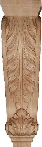 Vista 39 de Ekena Millwork CORW03X04X07ACAL - Ménsula pequeña de madera de acanto, 3 1/2 pulgadas de ancho x 4 pulgadas de profundidad x 7 pulgadas de alto