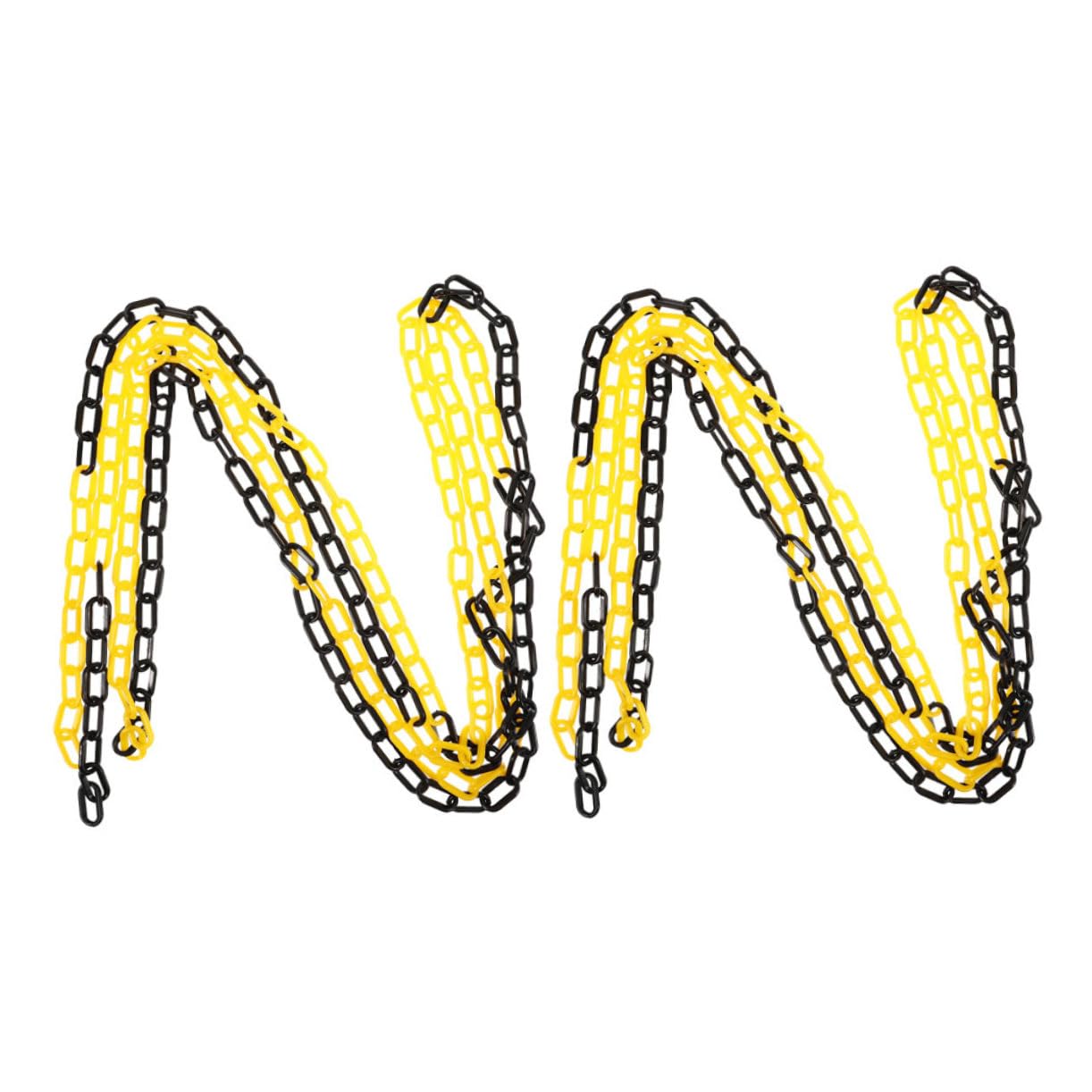 Alipis Versatile 5m Plastic Chain Links Caution Security Chain for Traffic Management